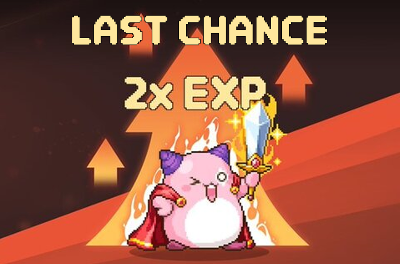 MaplestoryU's tweet photo. 📢 DO NOT MISS YOUR FINAL CALL TO GEAR UP BEFORE OUR LIVE SERVER. Last 2x EXP boost event before Gear Up NOW! ends 📢

❤️ 12/21 00:00 ~ 12/22 23:30 (UTC)
❤️ Gear Up NOW! Link in the thread ⤵️