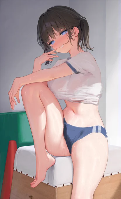 これは描きたかったけど時間なくて描けなかった全年齢版(グッズになるのは裸のほう服着せるとデッッになるのなんでなんでしょうね 