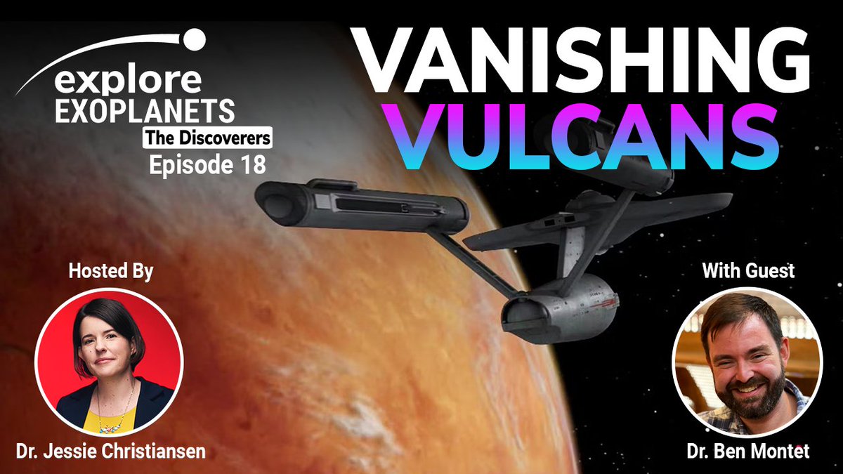 ExploreAstro's tweet photo. #ExploreExoplanets: Vanishing Vulcans ๐๐จ๐ป
https://t.co/liUz4eKvAR
Spock's home planet is probably one of the most famous exoplanets, thanks to #StarTrek lore. But is #Vulcan a real planet that actually orbits the real star called 40 Eridani A? Tune in and find out! https://t.co/QyqXEdAoqo