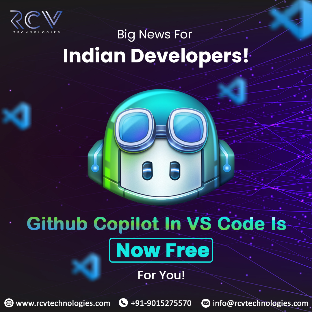rcvtechno's tweet image. The wait is over! 𝐆𝐢𝐭𝐇𝐮𝐛 𝐂𝐨𝐩𝐢𝐥𝐨𝐭 𝐢𝐬 𝐟𝐫𝐞𝐞 for all Indian developers. Start coding smarter with AI-driven completions and chat in VS Code today!

#GitHubUpdate #GitHubFree #Developer #Development #VSCode #DeveloperUpdate #Technologies #RCVTechnologies
