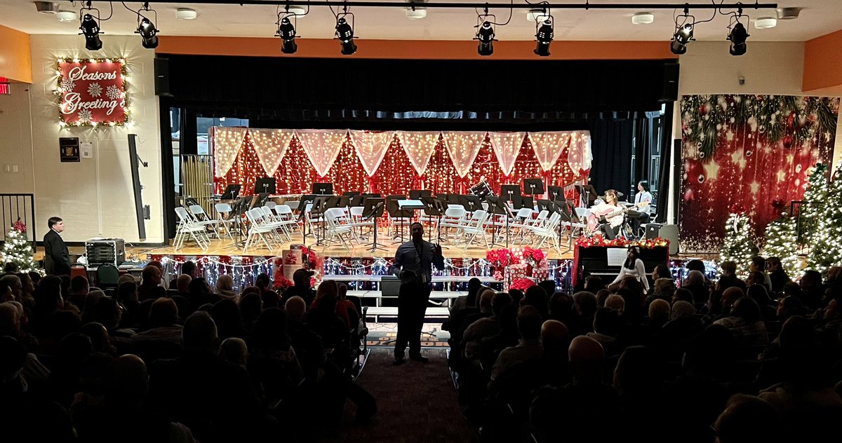 The 2024 Holiday Winter Music Concert is underway at Kiefer Auditorium!