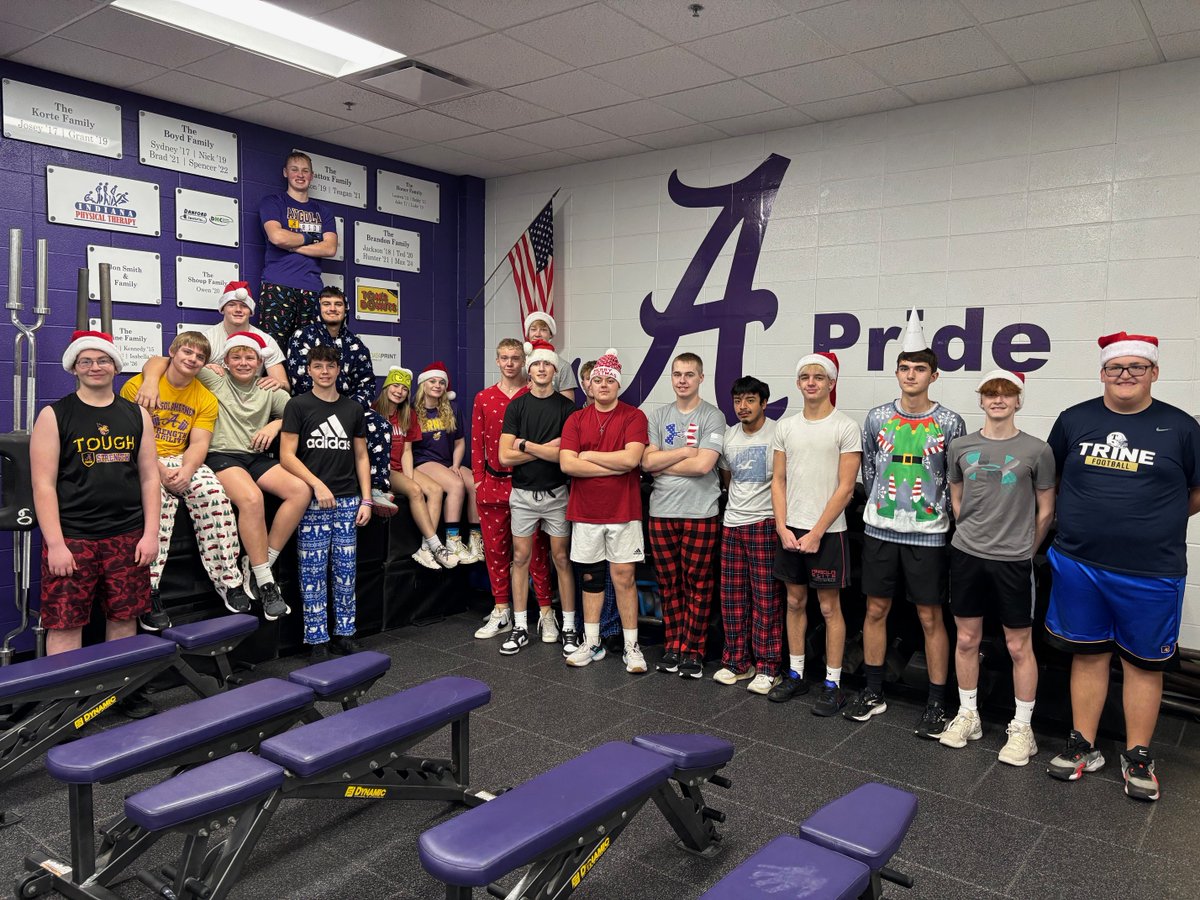 AHS Football (@angolafootball) on Twitter photo Another great semester of strength & agility. Kids work hard & have fun. Finished with our annual Christmas Cleans day. Top Lifts: <a href="/hawkhasselman/">Hawkins Hasselman</a> 305 lb Bench, <a href="/lucaslentz26/">Lucas Lentz</a> 505 lb Squat, <a href="/Alexthomas2266/">Alex Thomas</a> 300 lb Clean #APrideStrength Another great semester of strength & agility. Kids work hard & have fun. Finished with our annual Christmas Cleans day. Top Lifts: <a href="/hawkhasselman/">Hawkins Hasselman</a> 305 lb Bench, <a href="/lucaslentz26/">Lucas Lentz</a> 505 lb Squat, <a href="/Alexthomas2266/">Alex Thomas</a> 300 lb Clean #APrideStrength