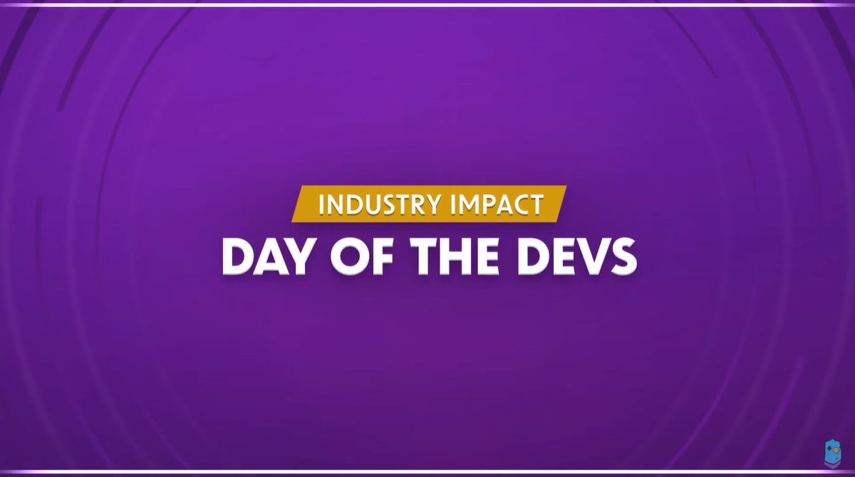 dayofthedevs's tweet image. WOAH! 

a HUGE thank you to @theindieawards for recognizing Day of the Devs with an Industry Impact award.

Thank you to all our supporters, donors, and of course, you, our viewers, who have helped us shine a light on amazing developers from around the world.

❤️❤️❤️❤️❤️❤️❤️❤️
