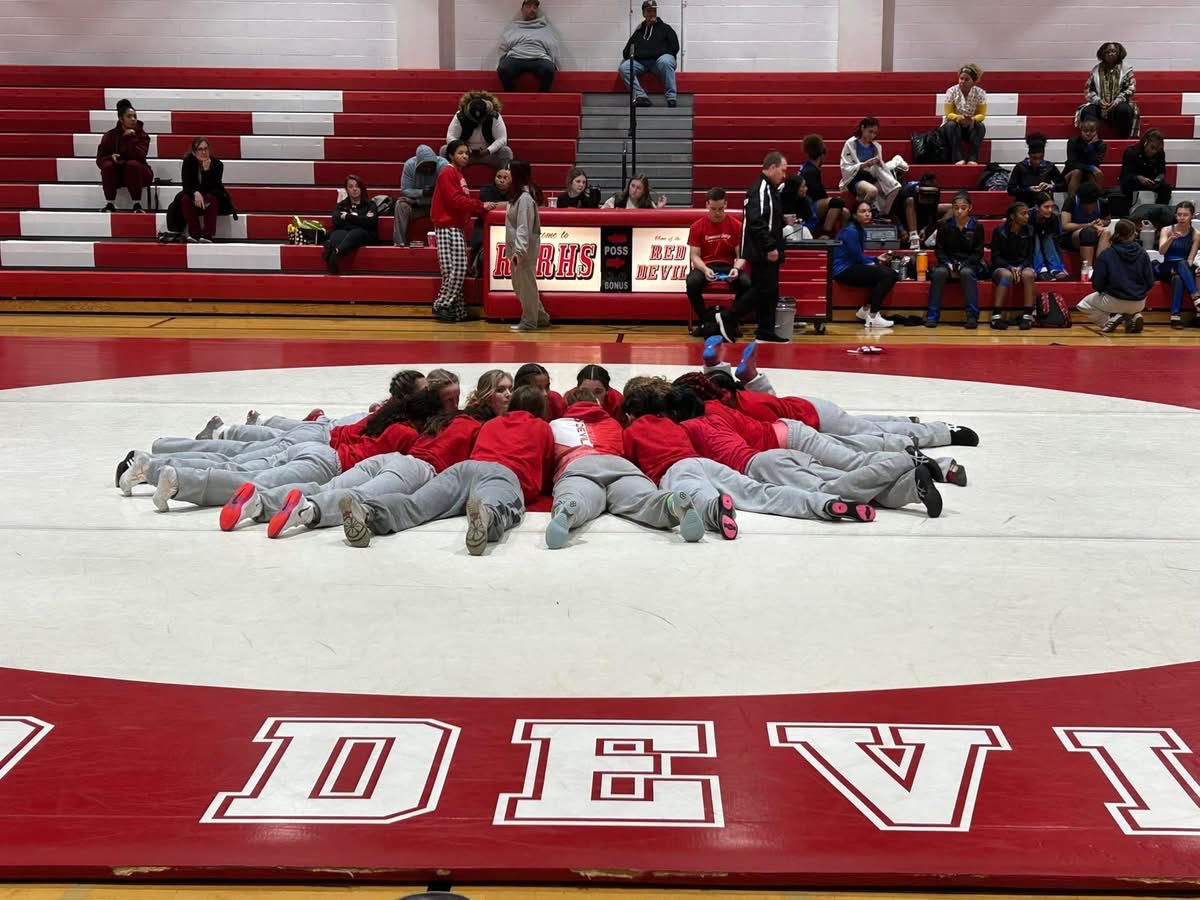 RVRHSWrestling's tweet photo. Varsity Girls vs Central &amp; BCIT Results 12/18/24:

The Red Devil Girls defeated BCIT 42-30 and fell to Central 42-30.

Undefeated:
- Emma Acampora
- Aubree Butler
- Ava Sweet
- Abby Dudley
- Jeveah Turner

J. Hancock &amp; A.McMullen each won a bout at the event!

#TEAM #Ladyhammers https://t.co/V7nRb7Z5Lo