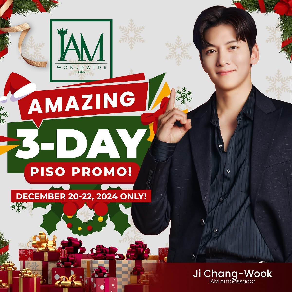 Banbi89095659's tweet photo. Enjoy the holidays with our New Christmas Promo!!🎄
Hurry and avail of our AMAZING packages this season of giving!🎁🎁
#AgentsOfHOPE
#HomeOfHOPE
#BelievingInGodsTime
#チチャンウク
#jichangwook
#지창욱 https://t.co/CSBki0owx3