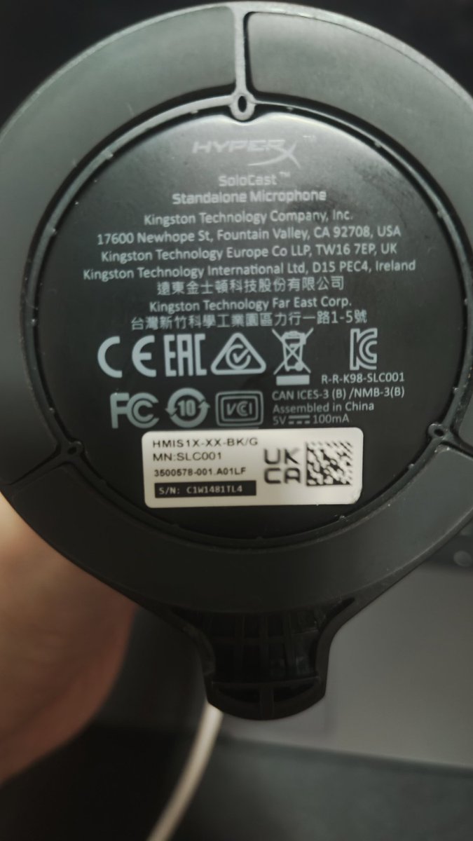 ricardoarrays's tweet photo. Imagina você comprar um microfone #duocast na @amazonbrasil pagar mais, pra receber mais rápido (vendido e entregue pela #amazon) e receber um #solocast - metade do preço - na caixa do mais caro (com defeito e refurbished).
Vejam as respostas da @amazonbrasil e @HyperX ... https://t.co/DiOULibc6R