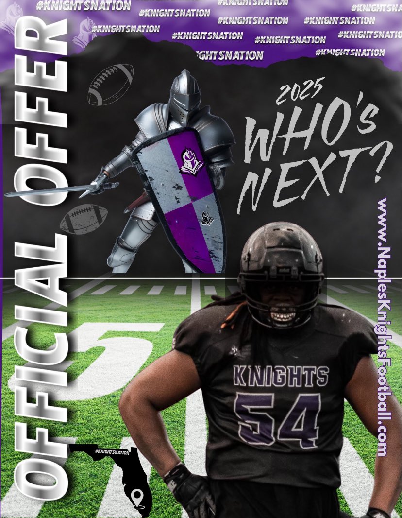 Received an offer from <a href="/KnightsNaples/">Naples Knights Football Academy</a> Agtg
<a href="/Jen_N_Knights/">Jen Armstrong</a> <a href="/Busterwoo/">Woo</a>