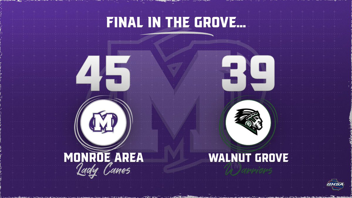 Monroe Area Lady Canes Basketball (@monroeareagbb) on Twitter photo HUGE RIVALRY WIN!!
Ajiyah Smith 22
Kayden Murphy 18
<a href="/KyleSandy355/">Kyle Sandy</a> <a href="/Relentless_Hoop/">Relentless Hoops</a> <a href="/Sports_Walton/">Walton Tribune Sports</a> <a href="/NextUpSportsGA/">Next Up Sports GA</a> HUGE RIVALRY WIN!!
Ajiyah Smith 22
Kayden Murphy 18
<a href="/KyleSandy355/">Kyle Sandy</a> <a href="/Relentless_Hoop/">Relentless Hoops</a> <a href="/Sports_Walton/">Walton Tribune Sports</a> <a href="/NextUpSportsGA/">Next Up Sports GA</a>