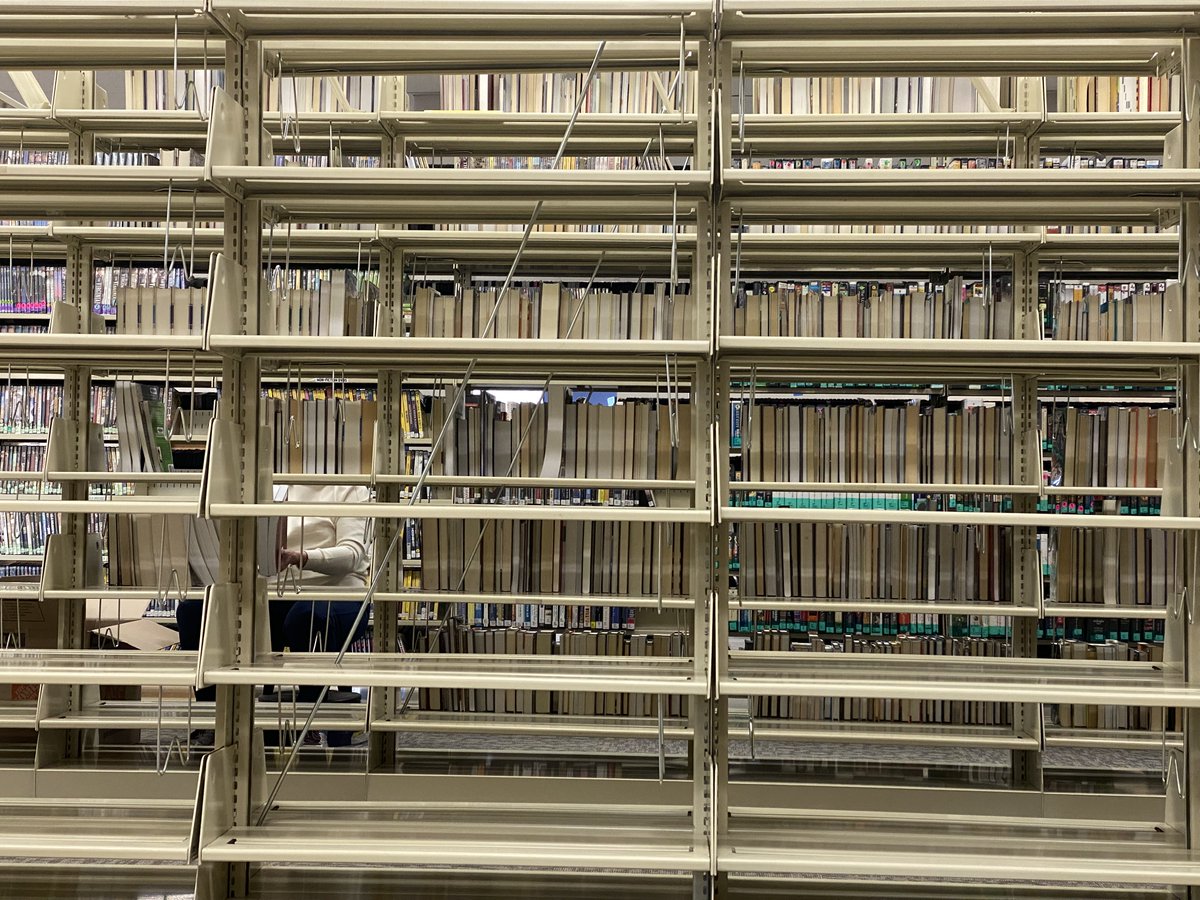 DuchesneLibrary's tweet photo. Moving into a library is a lot of work. These librarians are thrilled to be almost done with the process. And . . . we had some lovely photo opportunities during the process. We plan to open back up on *January 6* 📚 #library #publiclibrary #utahlibraries #libraries #librarylove https://t.co/91Wo6Bd7ky