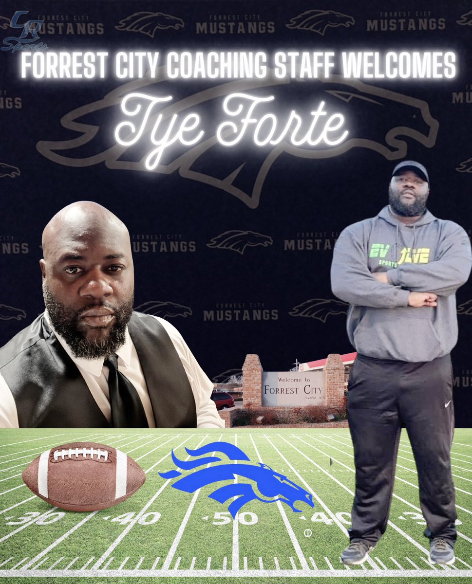 CRSportsLive's tweet image. I am proud to announce the addition of @tye_forte to the coaching staff at Forrest City HS as QB Coach &amp;amp; offensive assistant. Tye is an awesome pick up and welcomed addition. #ForrestCity #SameButDifferent