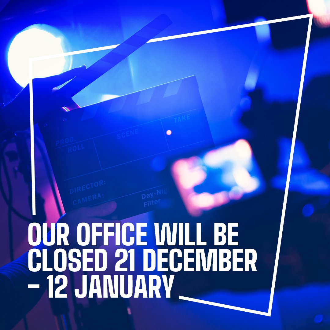 ScreenCanberra's tweet image. We wish everyone a safe and happy holiday period 🌴☀️