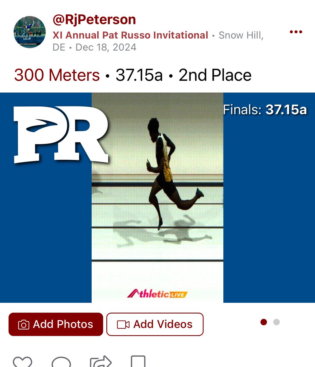 Ramon (RJ) Peterson Jr. (@rpeterson100) on Twitter photo 3rd meet of the year 1st invitational. Pr’d in the 300 with a time of 37.15 and came in second place.Will be at national times soon ! ⚡️ <a href="/MarylandHigh/">Maryland High School Sports</a> <a href="/HeadGatorTRK/">Mike Holloway</a> #t&f #kentcountyhighschool #maryland 3rd meet of the year 1st invitational. Pr’d in the 300 with a time of 37.15 and came in second place.Will be at national times soon ! ⚡️ <a href="/MarylandHigh/">Maryland High School Sports</a> <a href="/HeadGatorTRK/">Mike Holloway</a> #t&f #kentcountyhighschool #maryland
