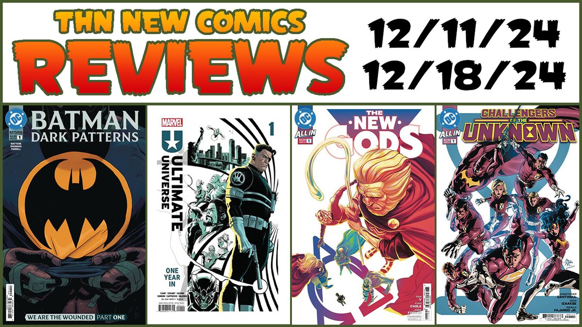 twoheadednerd's tweet image. THN 764! Our final New #Comics show of 2024! Batman Dark Patterns, Ultimate Universe, New Gods, Challengers o/t Unknown &amp;amp; MORE!

twoheadednerd.com/2024/12/19/bat…

@therightram @cagle_evan @SeanIzaakse @DenizCamp @scharf_jonas @AlesCappuccio @Cleanlined @DanPGWatters  #comicbooks #podcast