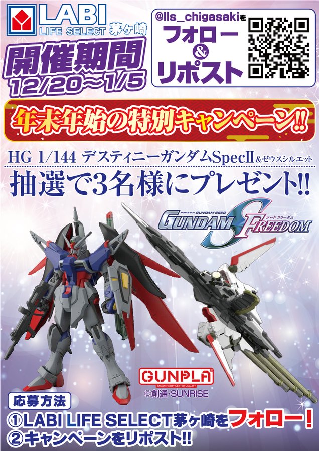 WHAT IF...⚠️プロフ必読「デスティニーSpecⅡ＆ゼウスジャンク X懸賞(Twitter懸賞)】HG1/144デスティニーガンダムSpecII＆