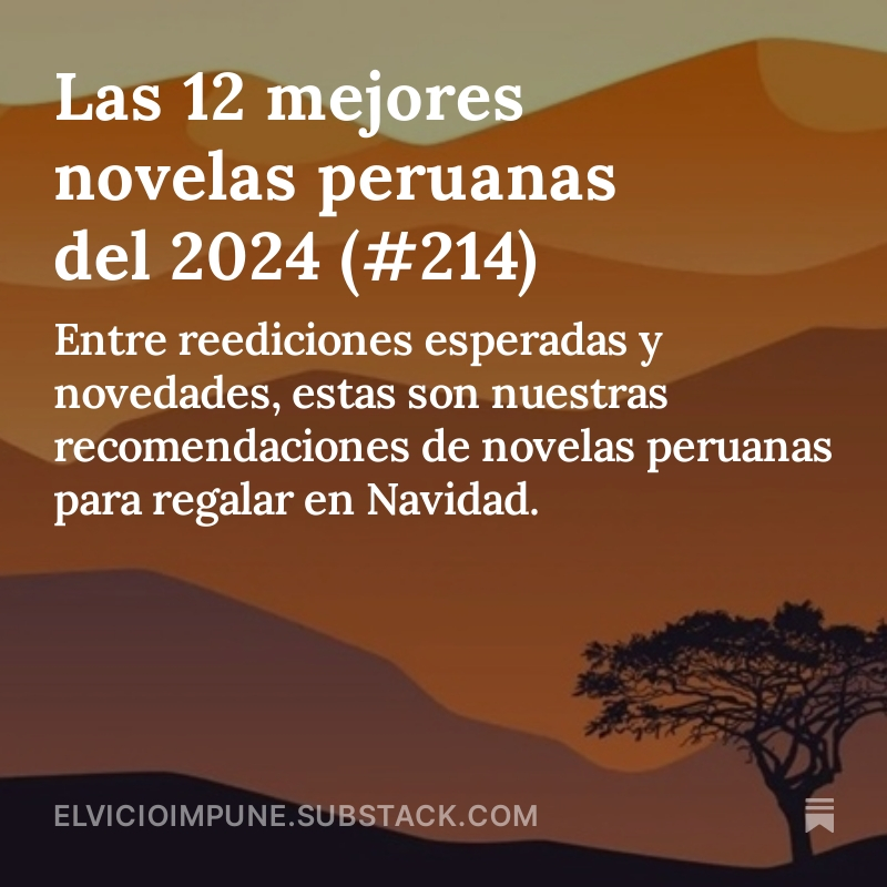 🧵HILO🧵 Las 12 mejores novelas peruanas del 2024

Lo hemos dicho antes: hay ocasiones en que una reedición es toda una novedad. Es el caso de la reciente edición de La violencia del tiempo por Alfaguara que encabeza nuestra lista de recomendaciones de Las mejores novelas