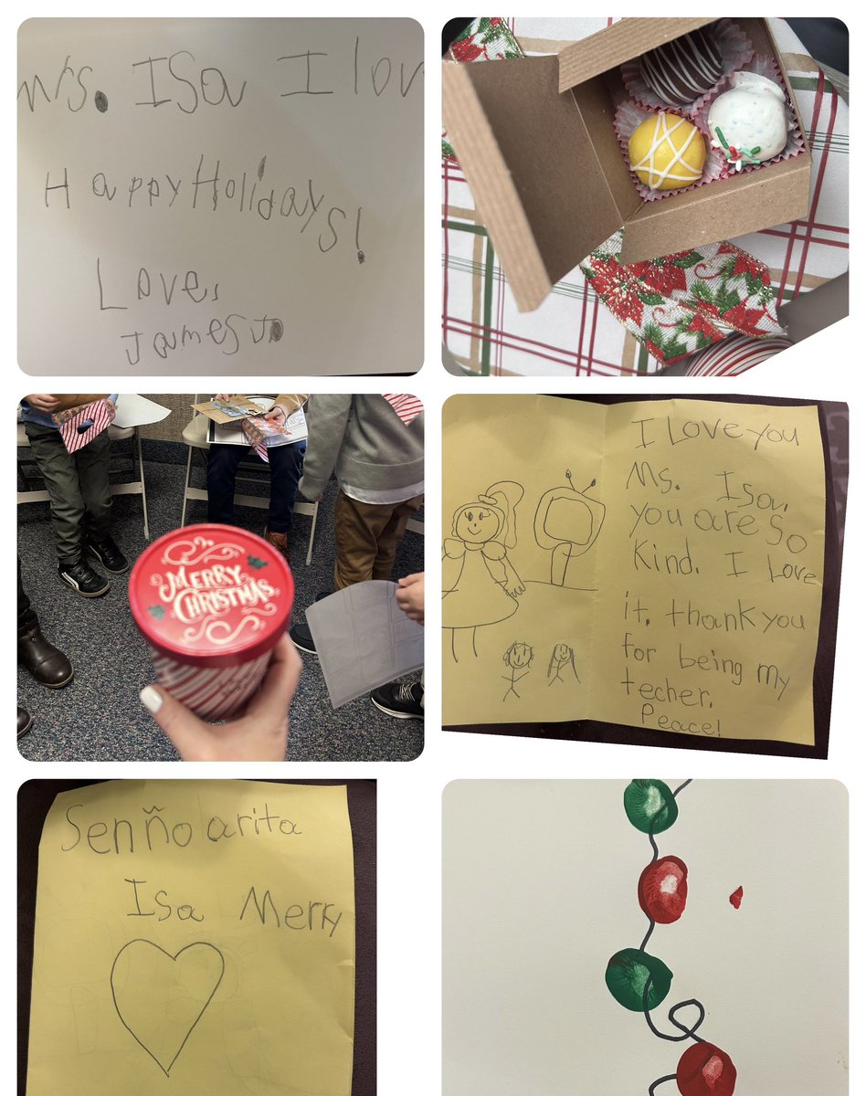 IsaTeacher2026's tweet photo. 🌎🇺🇸🇨🇱 I am grateful and humble to feel very loved 💚❤️💚❤️ Thank you Dual Immersion for so much progress, satisfaction and recognitions @MGSDschools @ParticipateLrng #unitingourworld #teacherlover #ChristmasMiracle https://t.co/s1aIJYuUP0