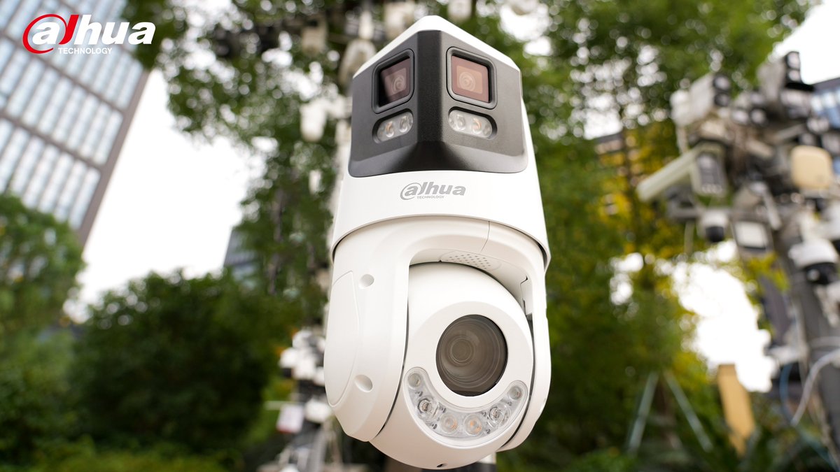 DahuaHQ's tweet image. SDT4E📸✨ 

The 180° wide-angle spliced image, combined with a 25x optical zoom PTZ camera positioned at the bottom, provides you with complete security coverage without  blind spots. 🔍👉 bit.ly/3P1OKCi

#Dahua #ptzcamera #securitysolutions