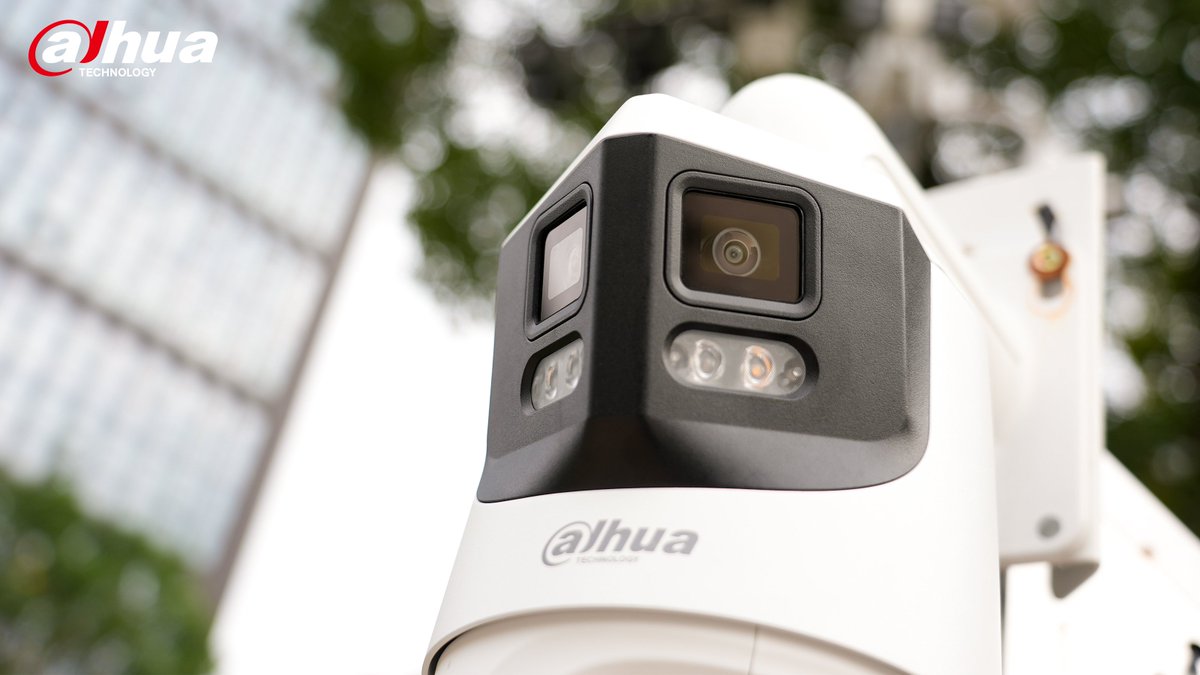 DahuaHQ's tweet image. SDT4E📸✨ 

The 180° wide-angle spliced image, combined with a 25x optical zoom PTZ camera positioned at the bottom, provides you with complete security coverage without  blind spots. 🔍👉 bit.ly/3P1OKCi

#Dahua #ptzcamera #securitysolutions