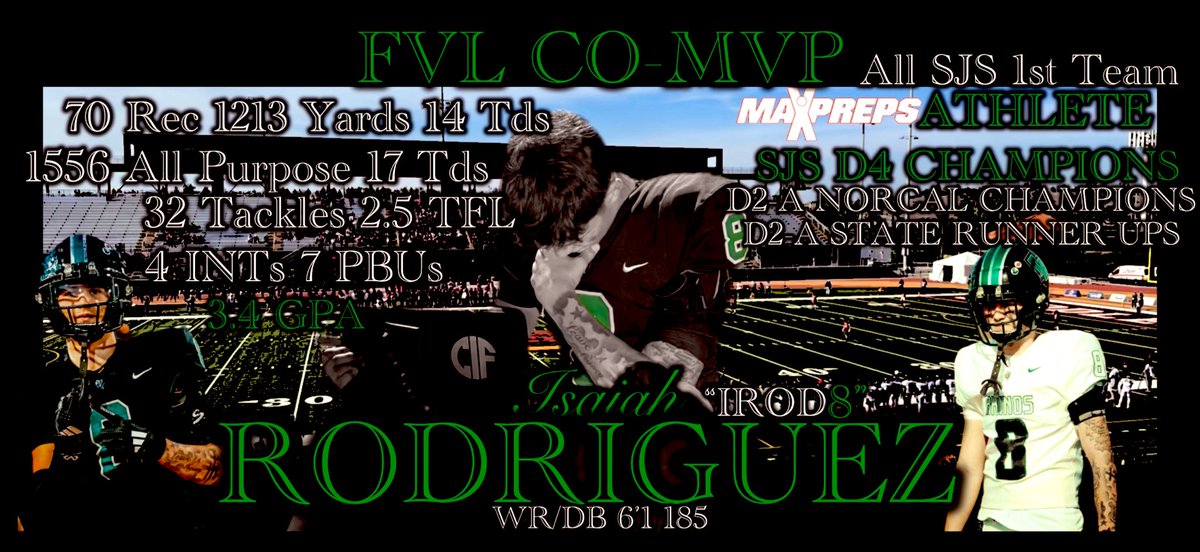 Marcus Rodriguez (@marcusr50425173) on Twitter photo What a FINALE for a PHENOMENAL 1st 3 Years of <a href="/12BFootball/">12 Bridges Football</a>
<a href="/1saiahRodriguez/">Isaiah Rodriguez</a> YOU gave your BODY, MIND and SOUL to this PROGRAM and truly will graduate a #RHINO LEGEND.
Son, YOU DID IT. You will
“LEAVE YOUR LEGACY” etched in History Forever.
Now LETS GO DO IT AGAIN. What a FINALE for a PHENOMENAL 1st 3 Years of <a href="/12BFootball/">12 Bridges Football</a>
<a href="/1saiahRodriguez/">Isaiah Rodriguez</a> YOU gave your BODY, MIND and SOUL to this PROGRAM and truly will graduate a #RHINO LEGEND.
Son, YOU DID IT. You will
“LEAVE YOUR LEGACY” etched in History Forever.
Now LETS GO DO IT AGAIN.