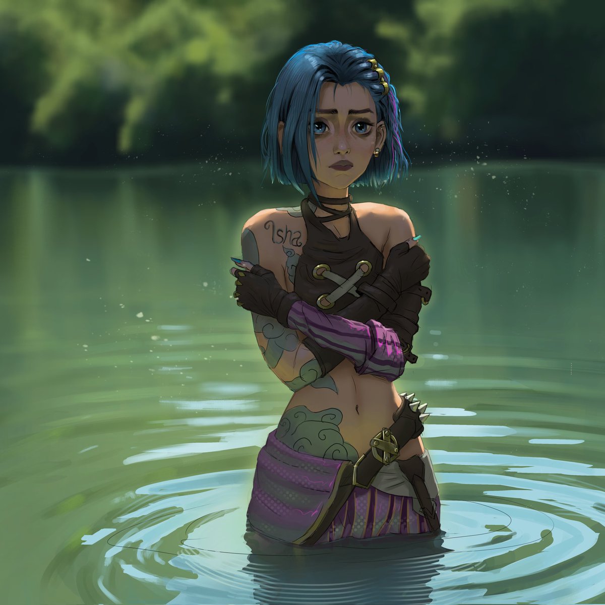 josivalart's tweet photo. Jinx🇧🇷💙🎨 https://t.co/RhOtOkJ6jB