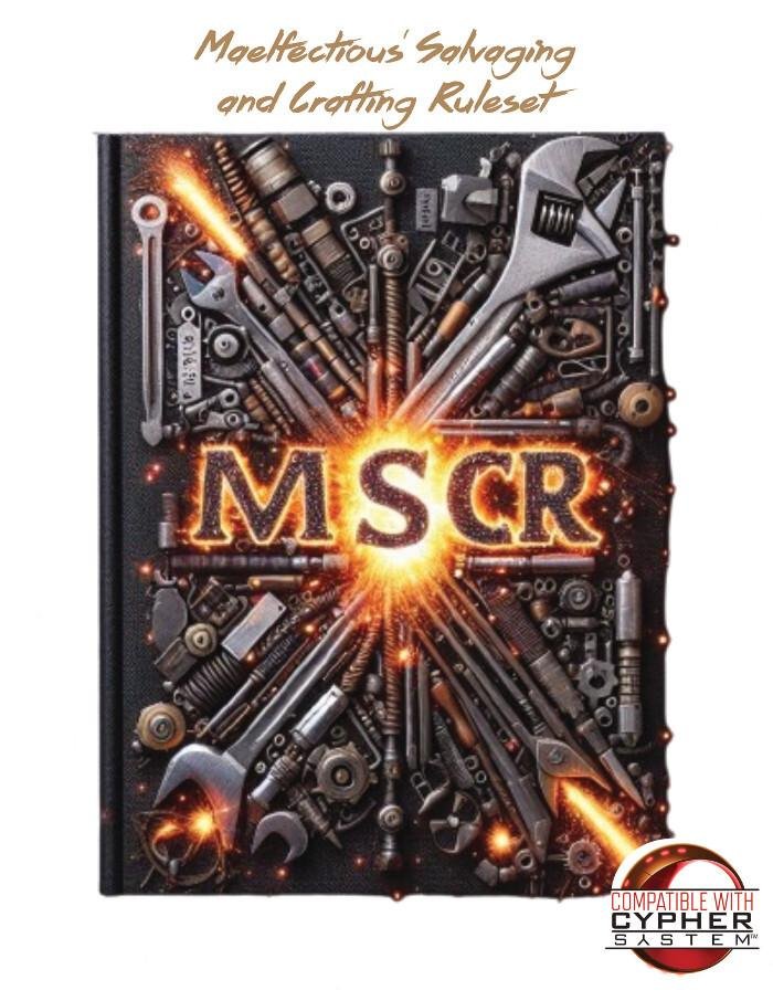 Join us tonight at 10 PM EDT -as we chat about crafting, and salvaging in the Cypher System with Maelfectious, He has some exciting new ways to approach it.
<a href="/MonteCookGames/">Monte Cook Games is on Bluesky</a> 
twitch.tv/cypherunlimite…