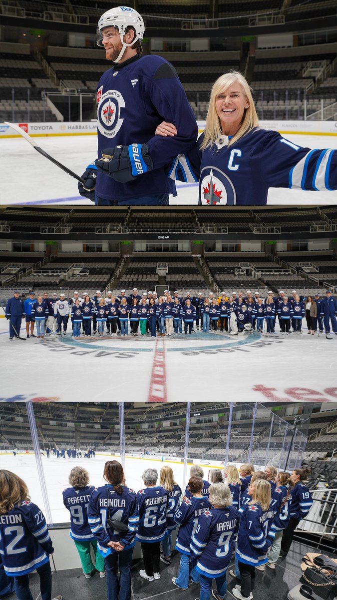 NHLJets's tweet photo. Memories that will last a lifetime

Thank you, Moms 💙 https://t.co/2QMgIIfW37