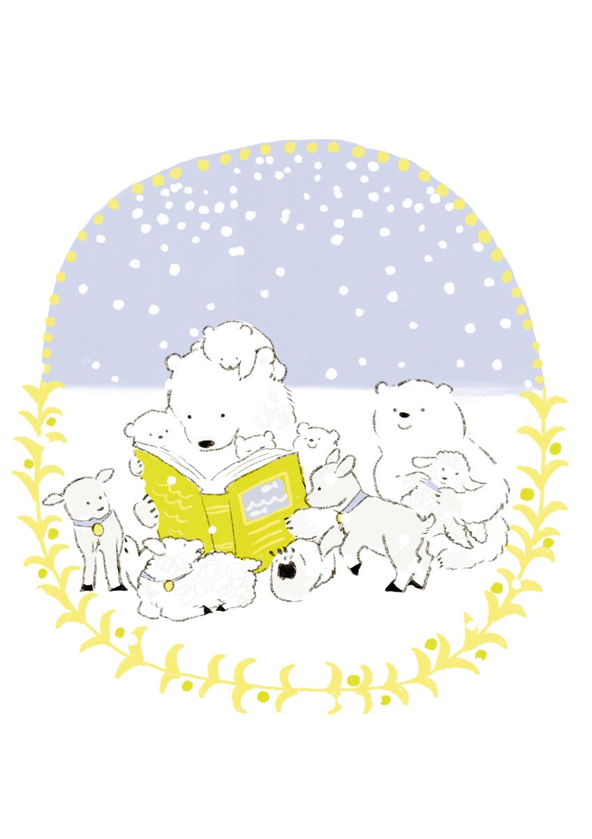 TLに雪作品を降らせよう 」|ももろ 4／20発売絵本「パンダの 