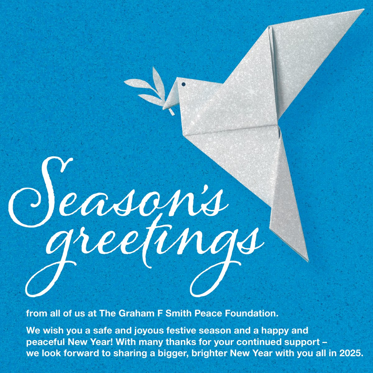 Wishing warmth and joy to everyone this season! 🎉 Let’s cherish these moments and look forward to a prosperous New Year! #SeasonsGreetings #HAPPYHOLIDAYS