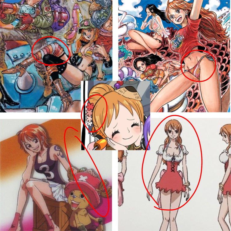 uhlammy's tweet photo. Hey Nami One Piece I’m noticing a pattern here…🧐🧐 where have I seen this color combo before.. hmmmm… https://t.co/J9SK5w84Mv