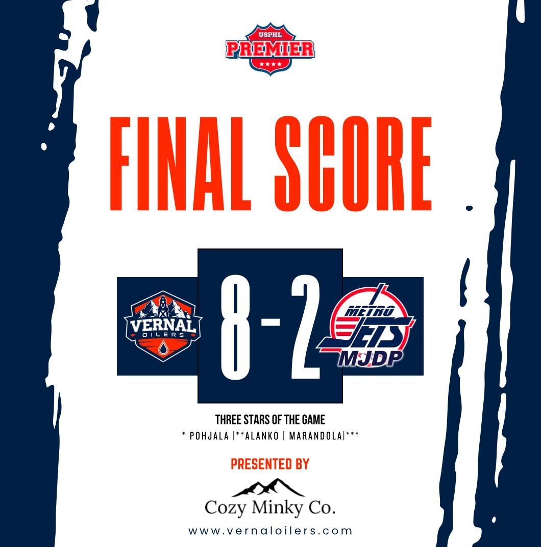 VernalOilers's tweet photo. The boys have done it again winning their second game in Las Vegas, 8-2 over Metro Jets Development Program. That’s 26 straight, whooooo!
#vernaloilers #andanotherone #northwestchamps #usphl #usphlpremier #jrahockey #jrhockey #vernalutah #thisisvernal #welovehaters https://t.co/pnwqjLORlG