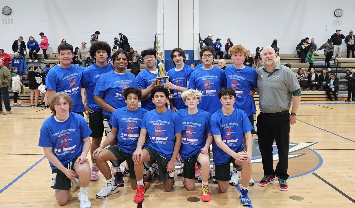 The JV Eagles are your 25th annual Town of Hamburg Lions Club Tournament CHAMPIONS! GO EAGLES