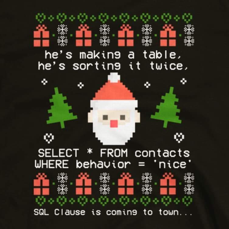 Apple8715's tweet photo. #SQL #devjokes https://t.co/kyHV8QmPeK