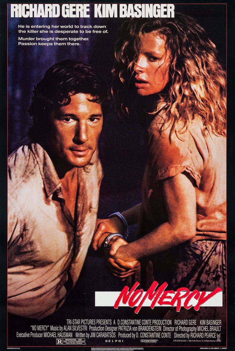 FilmNewsNos's tweet photo. 🎬MOVIE HISTORY: 38 years ago today, December 19, 1986, the movie ‘No Mercy’ opened in theaters!
#RichardGere @kimbasinger #JeroenKrabbe #GeorgeDzundza #GaryBasaraba #WilliamAtherton #TerryKinney #RichardPearce https://t.co/RiKyqZncwU