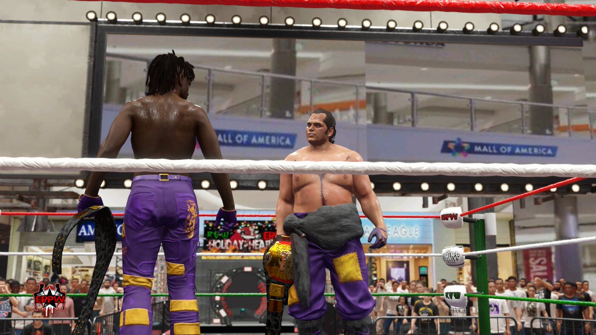 RiotWrestling2K's tweet photo. #AndNew 

The House of Satan (@HoudiniMaximus) defeats @SecuritySq90 &amp; @VMFO_420 and @DamianRage31708 to win the ERPW Tag Team Championships 

🎄 WATCH LIVE 🎄 

https://t.co/cgg23T5fQM 

#WWE2K24 https://t.co/nrTbfml8vc
