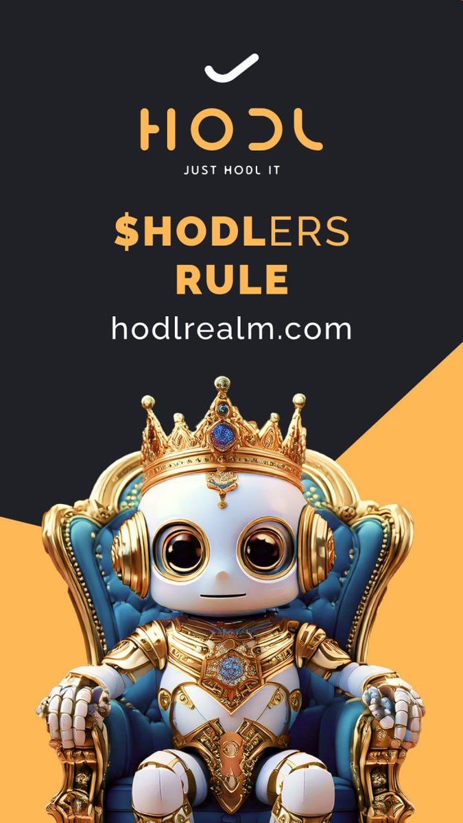 Just HODL it 👌
$HODL
定位自己并长期持有
HODL is more than a cryptocurrency. It's a movement that champions the power of community and the philosophy of holding steadfast in the face of market volatility. We aim to create a decentralized ecosystem built on trust, long-term