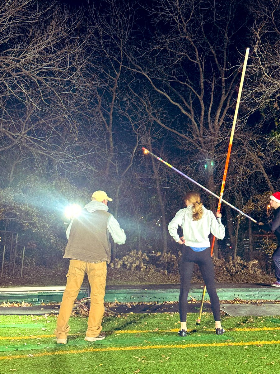 Peace out volleyball…track season training starts now!  #polecats #polevault