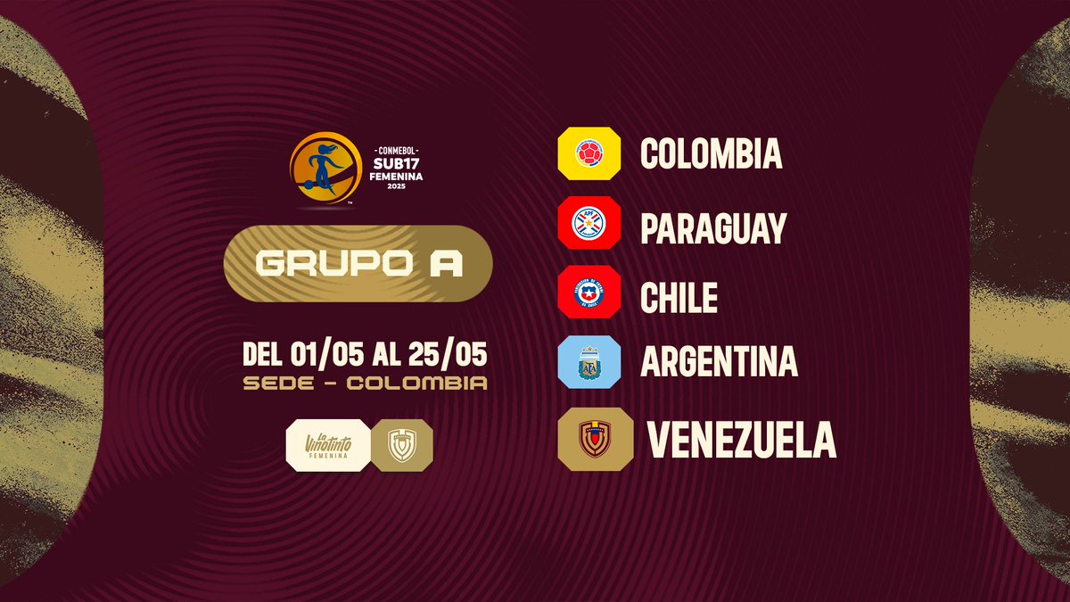 FemeninoFVF's tweet photo. Las guerreras Sub-17 de Venezuela conocen a sus rivales para el Sudamericano 🗓

➡️ Más información: https://t.co/PXt2AxFA2S https://t.co/NqswEoRkKS