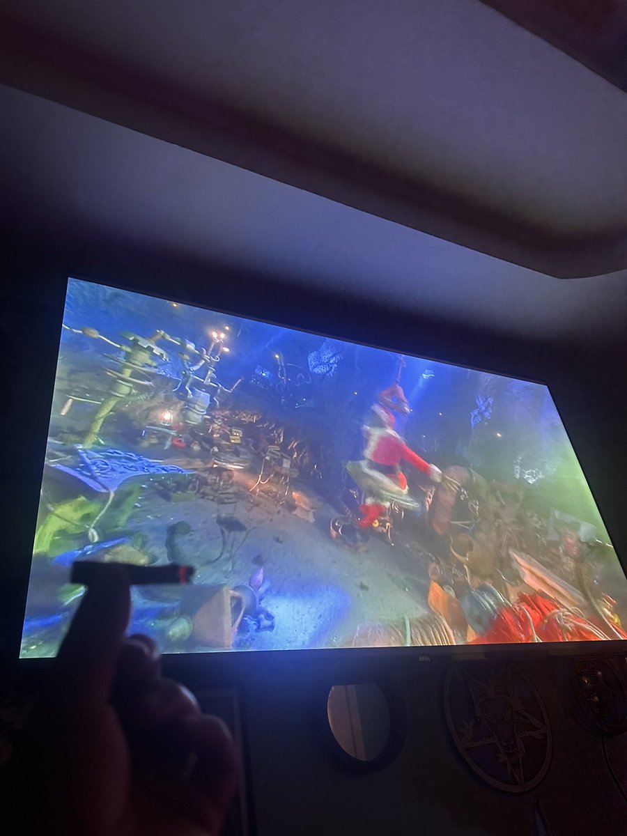 rgvsnowleopard's tweet image. The only way to watch the grinch 😎