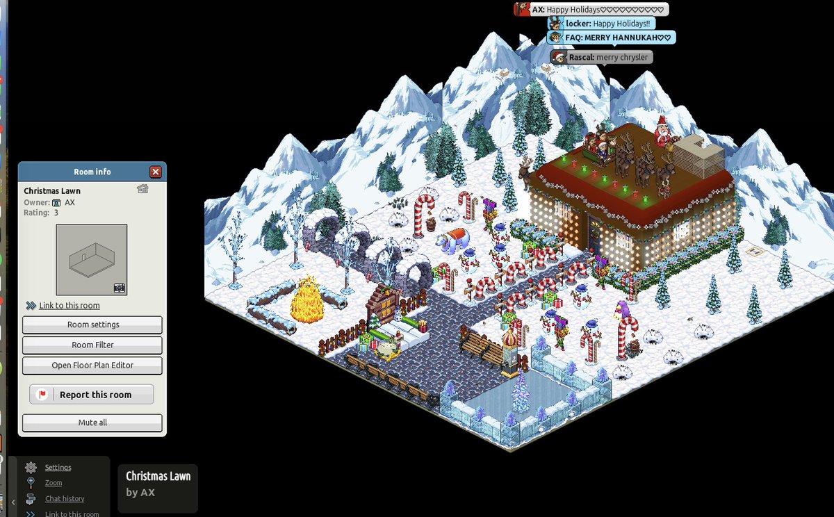 AXJohnnyJS's tweet photo. Merry Christmas from AX Locker FAQ and Rascal. Our Christmas Lawn. https://t.co/DKmhJ4X9bx