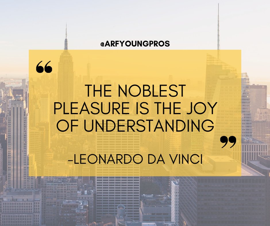Learning is the key to growth and endless possibilities! 📚 Every day is a chance to expand your mind and unlock new opportunities. Keep challenging yourself and stay curious! 🌟 #NeverStopLearning #GrowthMindset #KeepGrowing #ARF #ARFYoungPros #ARFYP