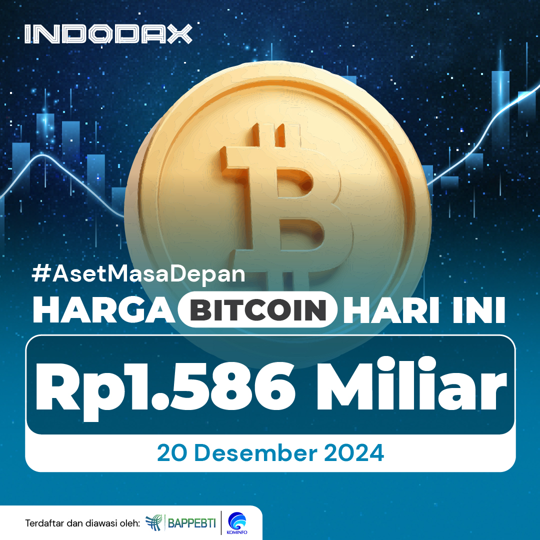 indodax's tweet image. Pengumuman-pengumuman!!! Harga Bitcoin hari ini adalah Rp1.586 Miliar loh✍🏼

Yuk cek pergerakan Bitcoin sekarang di indodax.com/market/BTCIDR

#INDODAX #AsetMasaDepan #Bitcoin