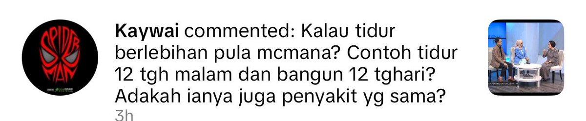 fedtriyahya's tweet photo. Ada yang boleh tidur sampai 12 jam? https://t.co/z0kSxFu3Mq