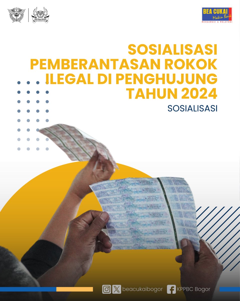 beacukaibogor's tweet image. Bea Cukai Bogor terus memperkuat komitmennya dalam memberantas rokok ilegal di penghujung tahun 2024.

#Cukai #DBHCHT #GempurRokokIlegal