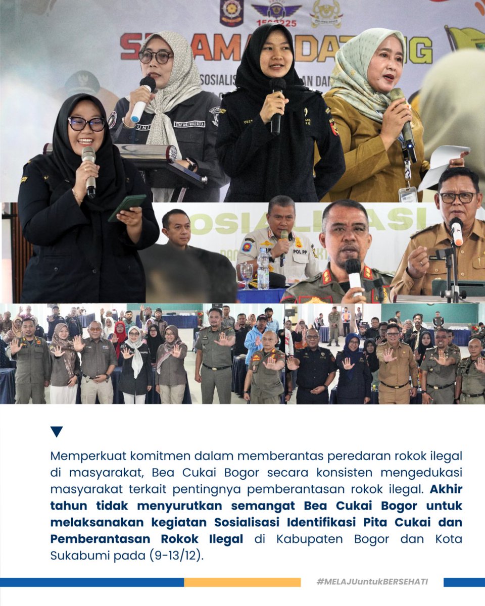 beacukaibogor's tweet image. Bea Cukai Bogor terus memperkuat komitmennya dalam memberantas rokok ilegal di penghujung tahun 2024.

#Cukai #DBHCHT #GempurRokokIlegal