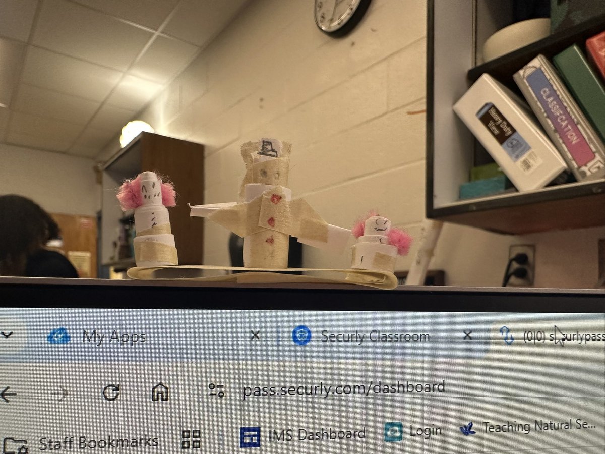 Snowman STEM challenge.. building the tallest &amp; smallest snowman. ☃️ Lots of collaboration, revisions &amp; friendly competition!