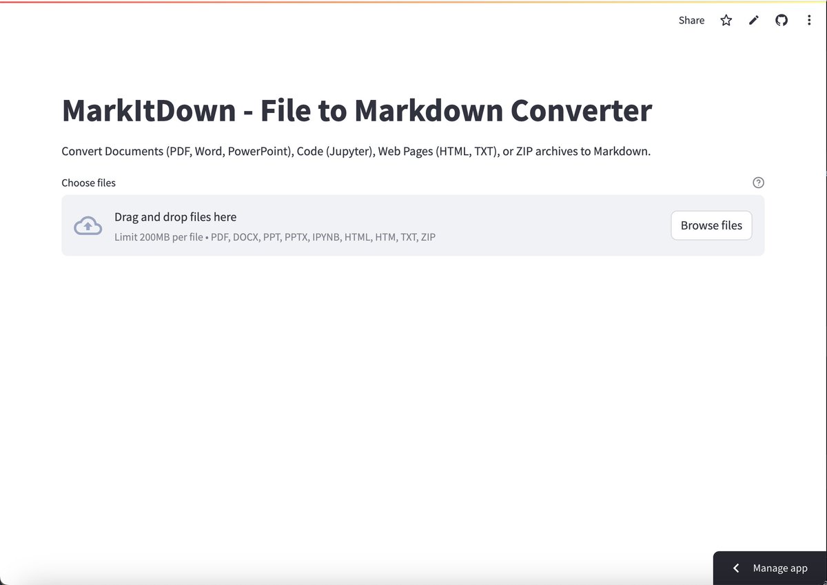 It's much more efficient to use Markdown for your Claude or ChatGPT project's knowledge. 

I made a UI wrapper around the new Microsoft Markitdown library. My tool supports multifile upload and conversion. You can also upload a zip file of your presentations, and convert all of