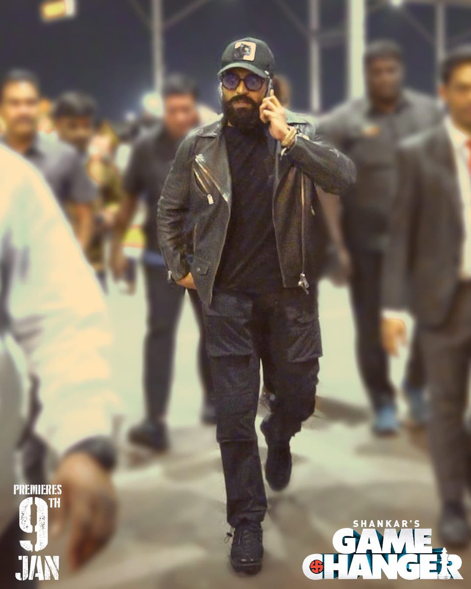 The Game-Changing Global Star <a href="/AlwaysRamCharan/">Ram Charan</a> is off to the USA for the Mega MASS'ive, Pre-Release Event in Dallas! 💥💥 Get ready for history!

#GameChanger
#GlobalStarRamCharan
#RamCharan
#GameChangerOnJan10 🚁