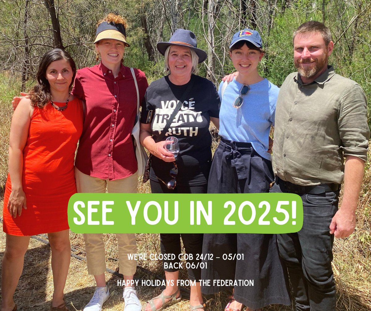 We’re grateful for another big year of work clearing the way to realising Victorian Traditional Owner groups’ rights and interests, and will be straight back into it on the other side of Christmas. Happy holidays!