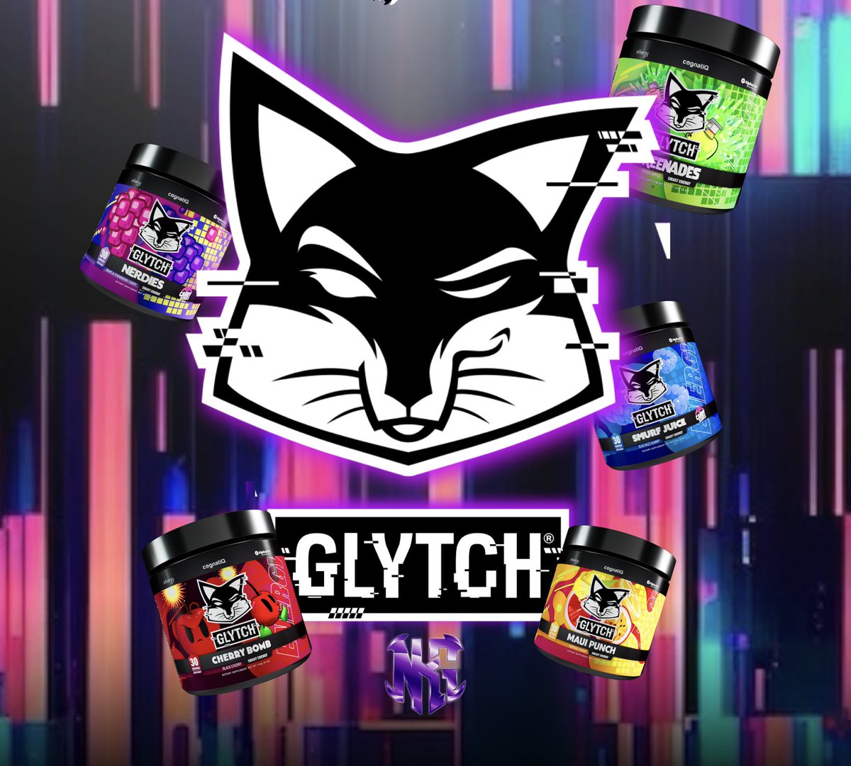 Friendly reminder we are Partnered with <a href="/GLYTCHEnergy/">GLYTCH Energy</a> 

Use code NKG at checkout‼️
#NKG #GLYTCHFam
