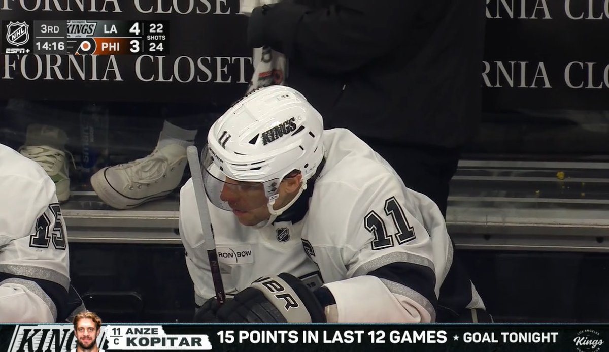 PatrickONalysis's tweet photo. Anze Kopitar.  37 years old.  Year 19. https://t.co/nCIzEWMEWz